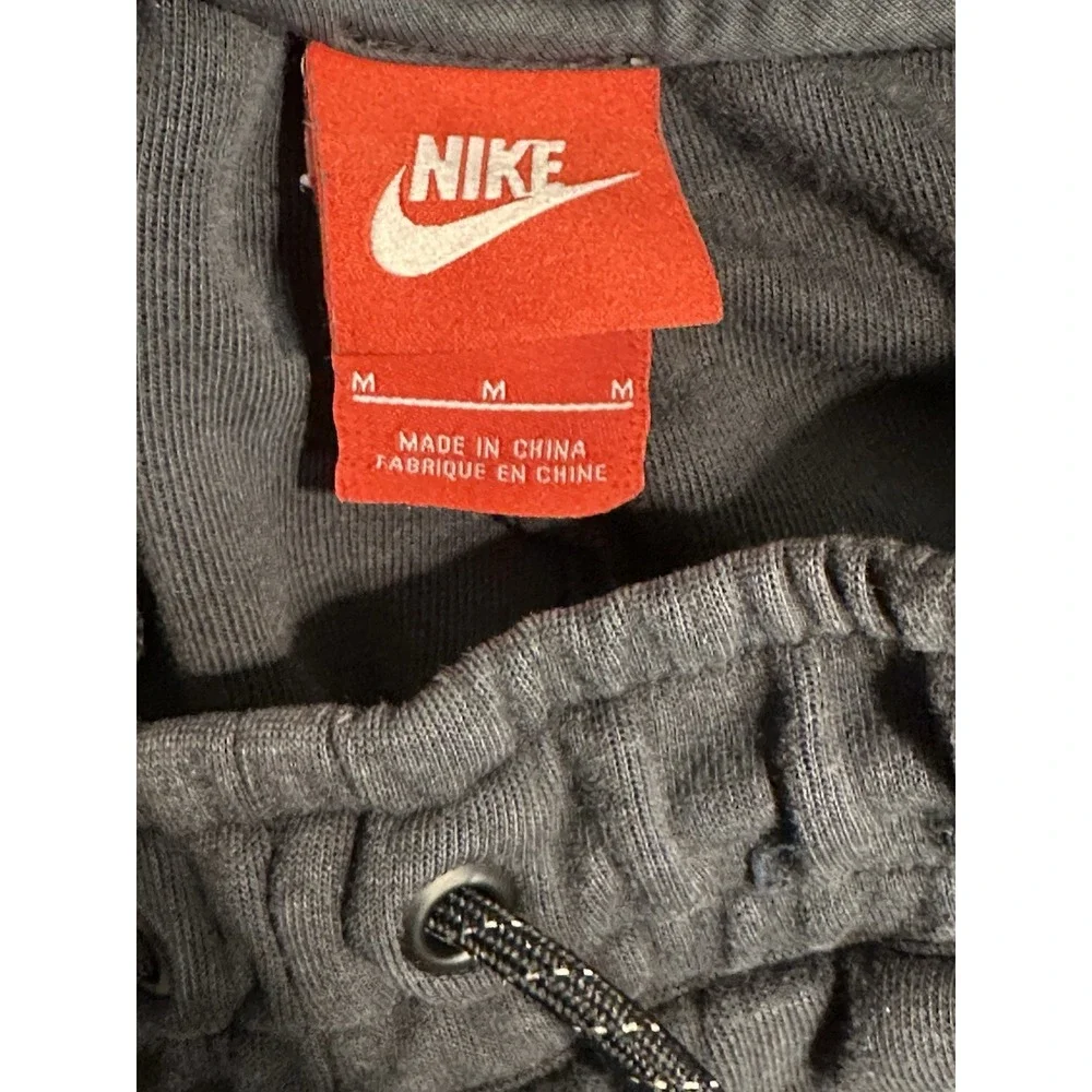 Nike Tech Fleece Joggers Mens Medium Black Slim Fit Moto Sweatpants